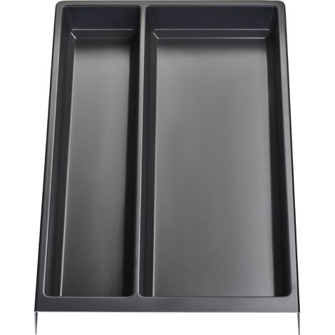 Mehrzweckeinsatz SEPARADO Individual schiefergrau genarbt (300 x 474 x 51 mm) Schubladeneinsatz ab 40cm Schrankbreite für große Küchenutensilien von SOTECH