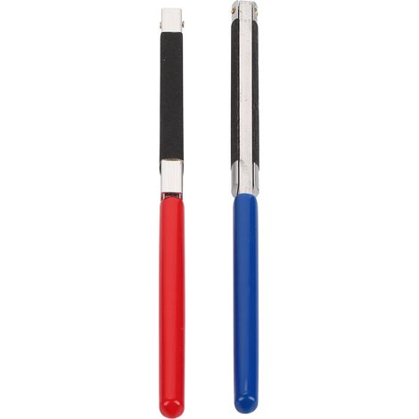2 pièces Règle Papier de Verre Ronde Carrée Outil de Polissage Bijoux Bâton Manuel (1/5)