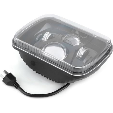 H4 7-Zoll-LED-Quadratscheinwerfer, hohe Helligkeit, 12–24 V, passend für Wrangler YJ (1/5)