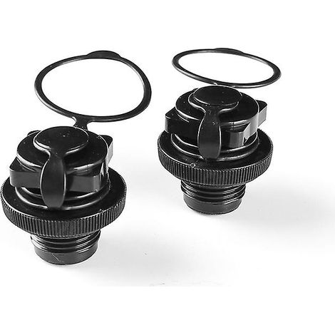 Système de ventilation par jet d'air compatible avec la couverture de piscine Lay-Z-Spa Miami, noire, 2 pièces.