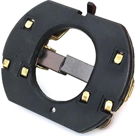 Portaescobillas de carbón con escobillas de repuesto de 9,5 x 7 x 6 mm para DEWALT DCF885 DCF 885 830 880, accesorios para atornillador de impacto, herramientas eléctricas, 1 pieza de repuesto para li (1/5)