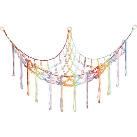 Hamaca de juguete, amplio espacio de almacenamiento, fácil montaje, 100x100x140cm (1/2)