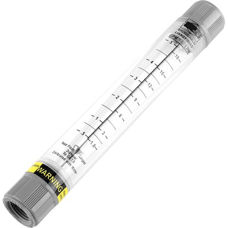 Débitmètre tubulaire pour conduites de liquides, 0,5 à 5 GPM / 1,8 à 18 LPM (1/5)