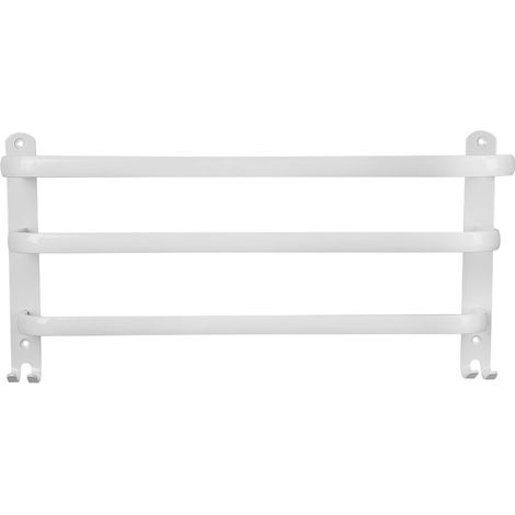 Portasciugamani da bagno, barre portasciugamani adesive da parete per doccia e cucina, barre portasciugamani impermeabili con gancio, bianco, 502414,4 cm (1/5)