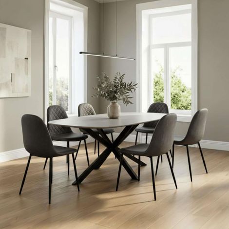 Sigma 200cm Table & 6 Anastasia Chairs (1/4)
