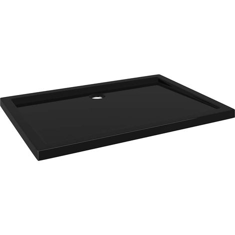 Maison Exclusive - Obdélníková sprchová vanička ABS černá 80 x 110 cm (1/5)