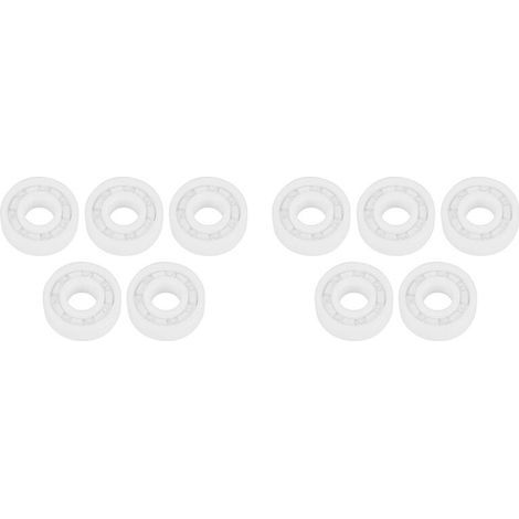 Convient pour 10 roulements à billes tout céramique ZrO2 6000-2RS, dimensions 10 x 26 x 8 mm, roulements en zircone. (1/5)