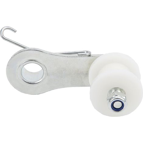 Tendeur de Rouleau de Chaîne Robuste amélioré avec Ressort pour Vélo Tout-terrain 4 Roues en Alliage D'acier Blanc (1/4)