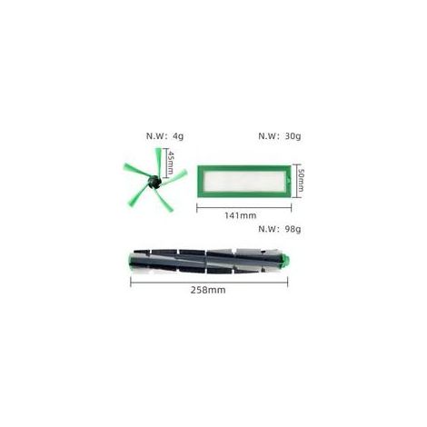 Vorwerk Kobold VR200 VR300 Lot de 12 accessoires pour aspirateur robot brosse filtre pièces de rechange (1/3)