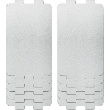 BUNTHAUS Packung mit 10 Universal-Mikrowellen-Glimmerplatten, 107 x 64 mm (1/4)