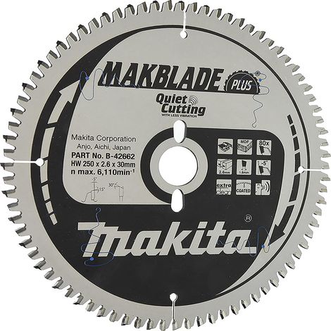 LAME MDF 250/30/80 MAKITA B-42662