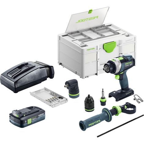 Festool TPC 18/4-Basic-Set Akku Schlagbohrschrauber 18 V 75 Nm Brushless + 1x Akku 4,0 Ah + Ladegerät + Systainer