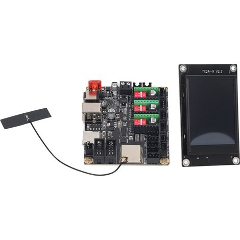 Carte mère 32 bits pour machine de gravure laser MKS DLC32 V2.1 avec écran tactile Wi-Fi 2,4 pouces, alimentation 12-24 V CC. (1/5)