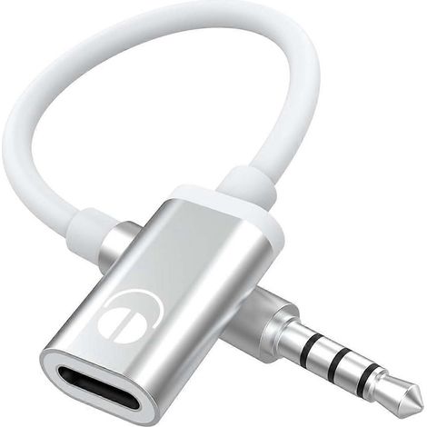 Câble audio jack analogique 3,5 mm mâle vers USB-C femelle, adaptateur audio pour casque et lecteur MP3, ordinateur portable, tablette USB-C (1/5)