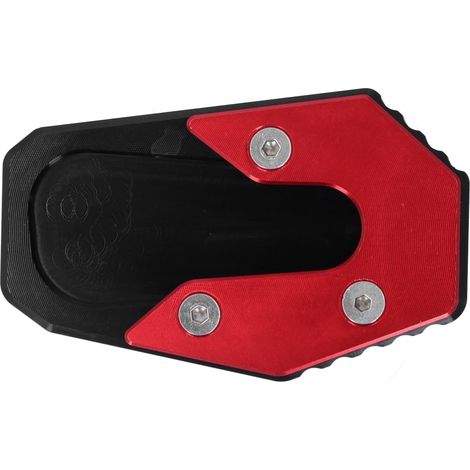 Extension de base de béquille latérale de moto, agrandisseur antidérapant, béquille adaptée pour R1200RT 20142018 (rouge) (1/5)