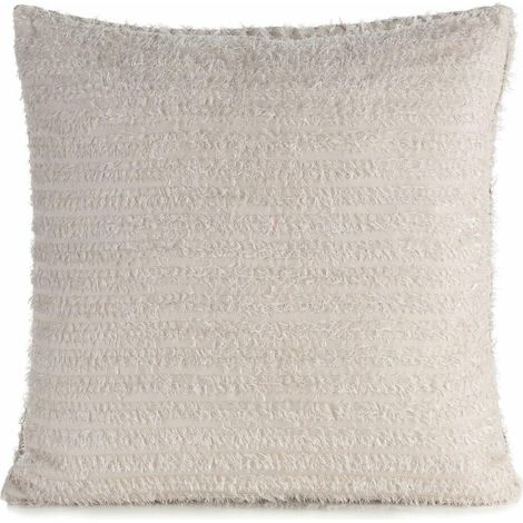 Reina Kissenbezug 45x45 beige Fransen (1/4)
