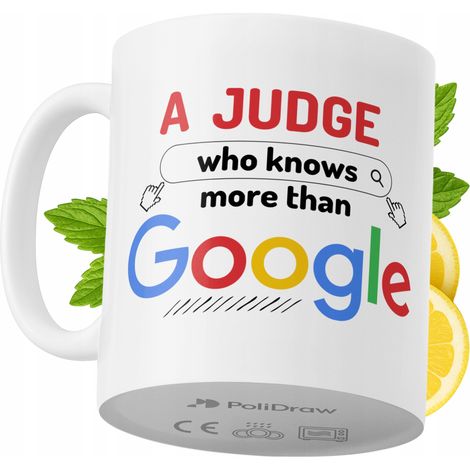Tazza divertente e umoristica per un giudice, ideale per caffè e tè, con grafica e testo divertenti. Perfetta per compleanni, onomastici e festività. Tazza premium per occasioni speciali, per casa, uf (1/5)