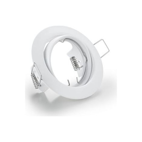 Faretto incasso rotondo bianco JURA Trio GU10 15W IP20 (1/2)