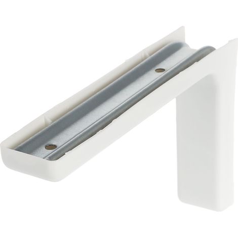 Soporte para estanterías con tapón de plástico - blanco 183x114x35mm Riex JK28 (1/3)