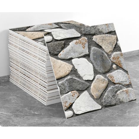 (10 Stück, 30×30 cm, Q035) Selbstklebende Wandaufkleber für Fliesen, Marmorstruktur, Wanddekoration, PET-Material, geeignet für Küchen, Badezimmer, Kamine und Waschküchen.