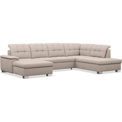 Selsey Jamaal - Wohnlandschaft mit Schlaffunktion und Stauraum, linksseitig, beige (1/5)