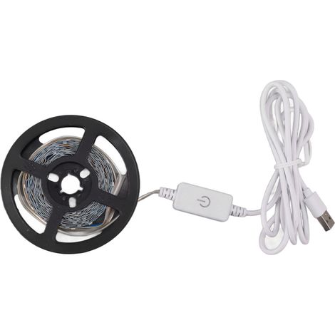 Bandes lumineuses de croissance LED à spectre complet, 5V, variateur tactile, USB, pour culture de plantes, légumes, fleurs, serre, tente non étanche