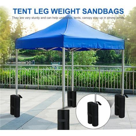 Fester Sandsack für Outdoorzelt - schwarz (1/3)