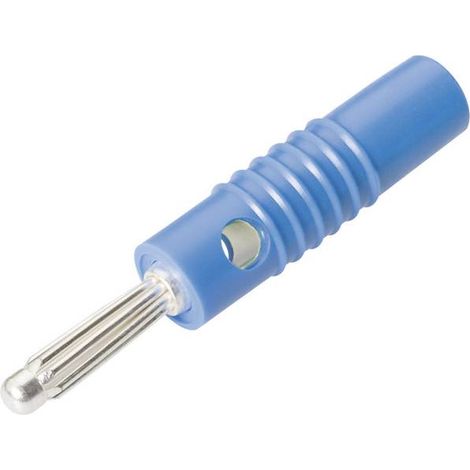 Schnepp S 4004 S Spina di test Spina dritta Ø perno: 4 mm Blu 1 pz.