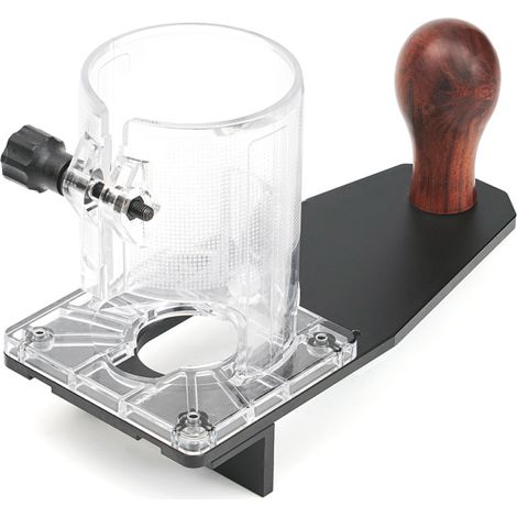 Guide coupe pour défonceuse – plaque équilibrage, alu, rainurage/chanfreinage, 65mm (1/5)
