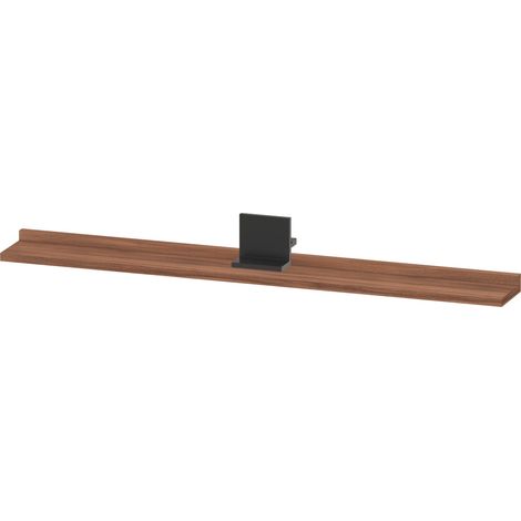 Duravit Sivida Ablage, Halterung Diamantschwarz Matt, (1/3)