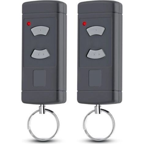Ecleanfy-2 pièces télécommande de Porte de Garage pour Hörmann HSE2-40, HS4-40, HSM4-40, Compatible avec Hörmann Boutons Gris 40.685MHz télécommande de Porte de Garage (1/5)