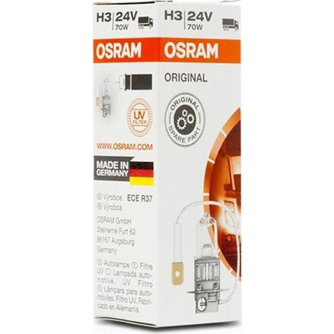 Lampe Halogène H3 24V 84W PK22s OSRAM 64156 (1/3)