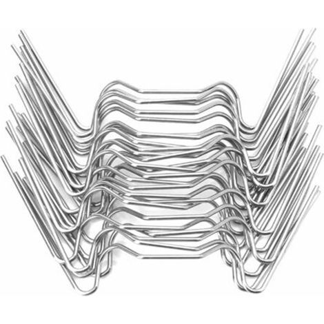 50 Stainless Steel Glazing Clips for Garden Greenhouses, Polycarbonate Sheet Fixing Clips, Greenhouse Clamps (1/3)