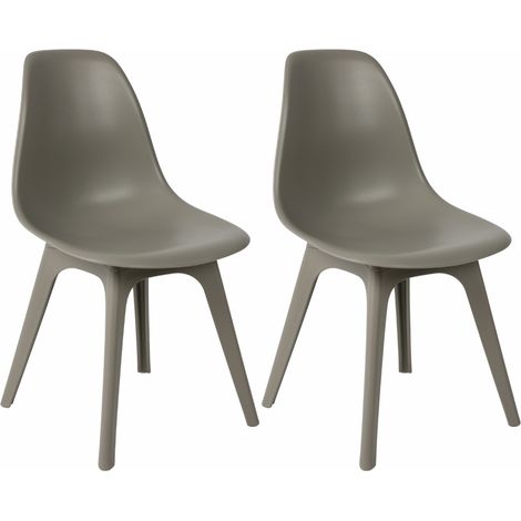 Pack de 2 Sillas de Comedor Nórdicas Aroa en Polipropileno para I (1/5)