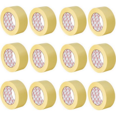 Lot de 12 rubans de masquage 50 m x 50 mm - Arcanaute (1/2)