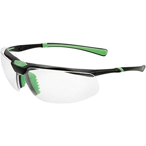 UNIVET 5X3.01.35.00 5X3 BRILLE SCHWARZ/GRÜNE GLÄSER