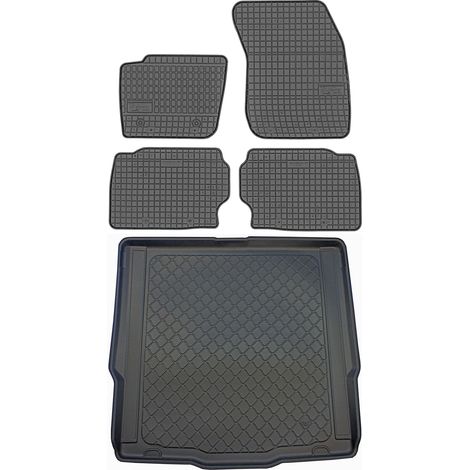 Ford Mondeo V Liftback von 01.2015-2022 SET - Gummifußmatten + Kofferraummatte (1/5)