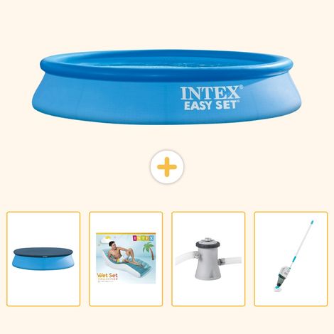 Intex Piscine Easy Set Ronde - 305x61 cm - 5-pièces S62 (1/5)