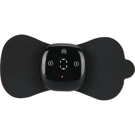 Chargeur USB Mini Masseur de Cou Électrique EMS Soulagement Douleur Musculaire Patch Cervical Noir (1/5)