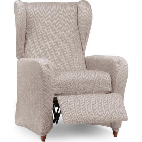 Housse de Fauteuil Extensible Relax 1 Place Lin Design Luz (1/5)