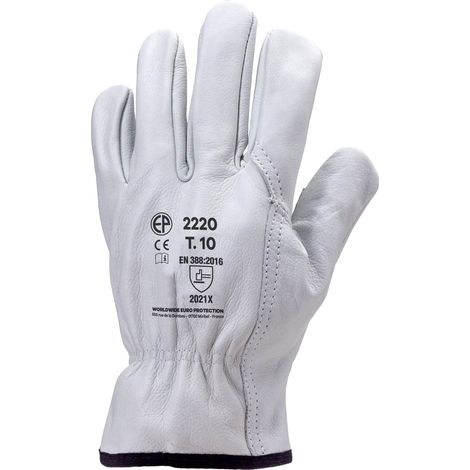Handschuhe für Handhabung, Meisterschaft aller Blumen, Rindleder, Standardgröße 8 - Abziehbar (1/3)