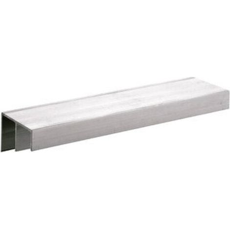 Hettich MB-Führungsprofil oben, 3000mm STB 11, 71117 silber, eloxiert (1/4)