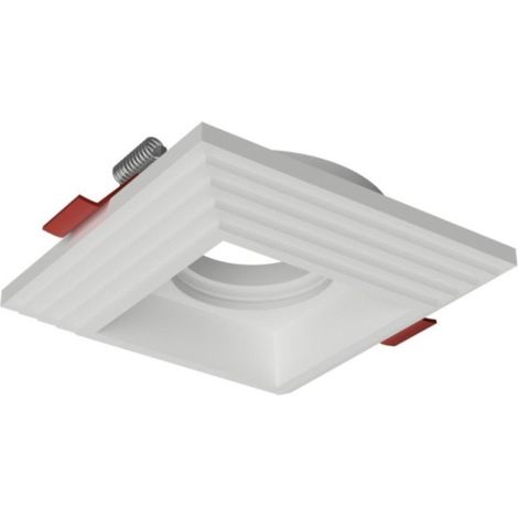 Faretto incasso lampadari bartalini aiblo 220q gu10 led gesso verniciabile
