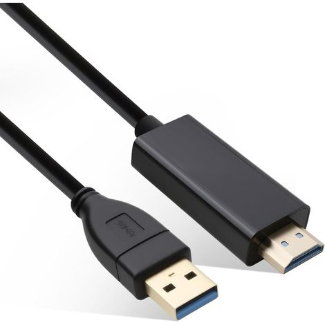Mode Dupliqué Étendu – Câble USB 3.0 vers HDMI 1.8M Câble Convertisseur USB vers HDMI L'installation (1/5)