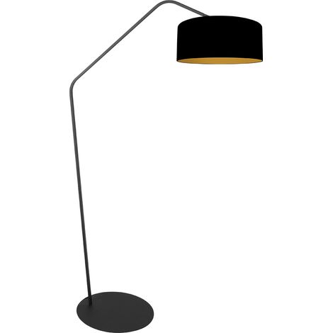 Anne Lighting - lampadaire - ZigZag - noir - métal - lampe arquée (1/4)
