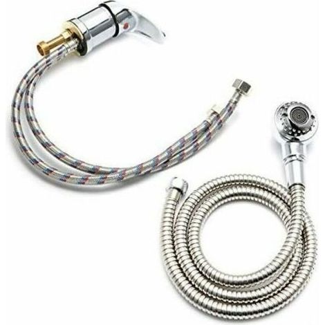 Ensemble de robinets mitigeurs pour salon de coiffure, lavabo, pommeau de douche, (1/4)