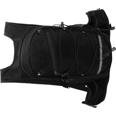 Wasserdichter, faltbarer und ultraleichter schwarzer Nylon-Fahrradrucksack, ideal für Outdoor-Wanderungen und Radtouren. (1/5)