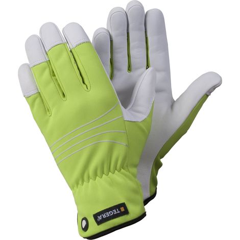 Guantes de trabajo Tegera 290 impermeables alta visibilidad 6 pares (1/2)