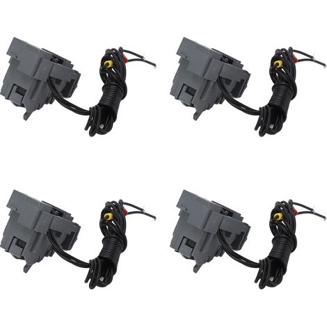 4Pcs Bloc Contact Auxiliaire Contacteur Bouton Poussoir Momentané Montage Latéral Droit AC230V (1/5)