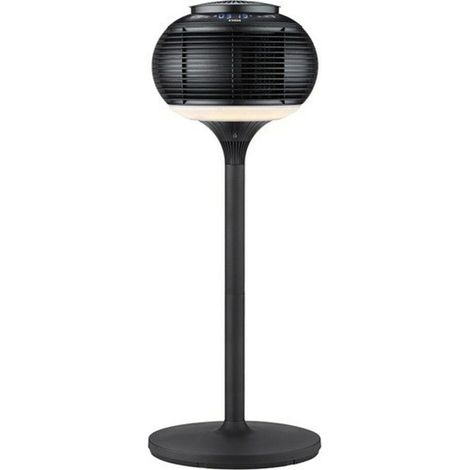 Ventilatore Noveen F780 riscaldatore lampada LED nera